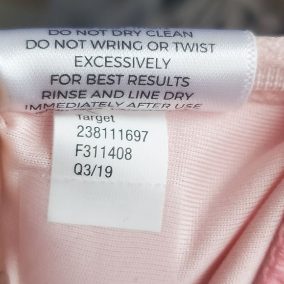 Set Of 2 Shade & Shore Light Lift & Lined Smocked Bikini Top In Pink & White 36B - Picture 7 of 10